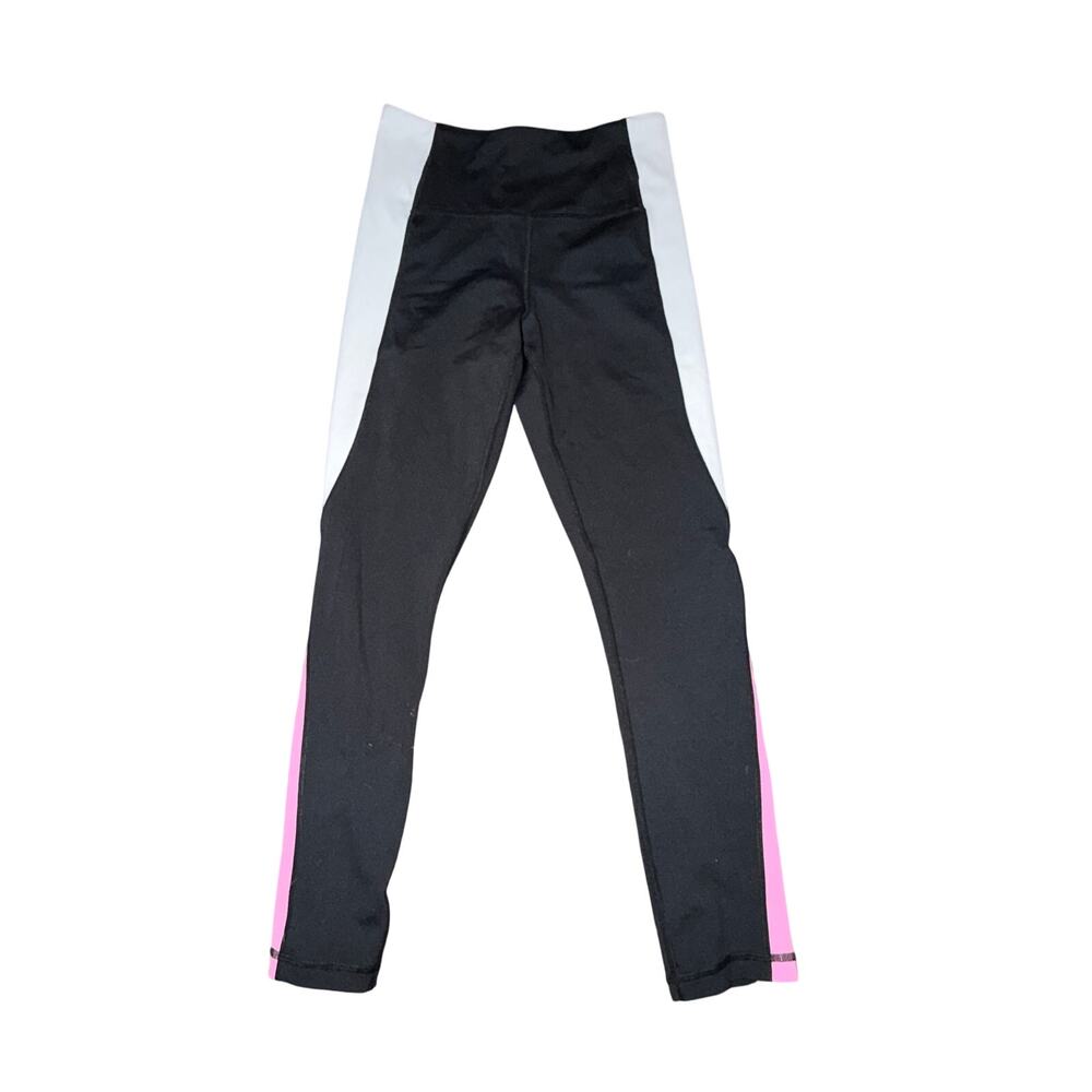 Zyia Active Pink Perspective Light N Tight Leggings Women's Size 4 Black 24"